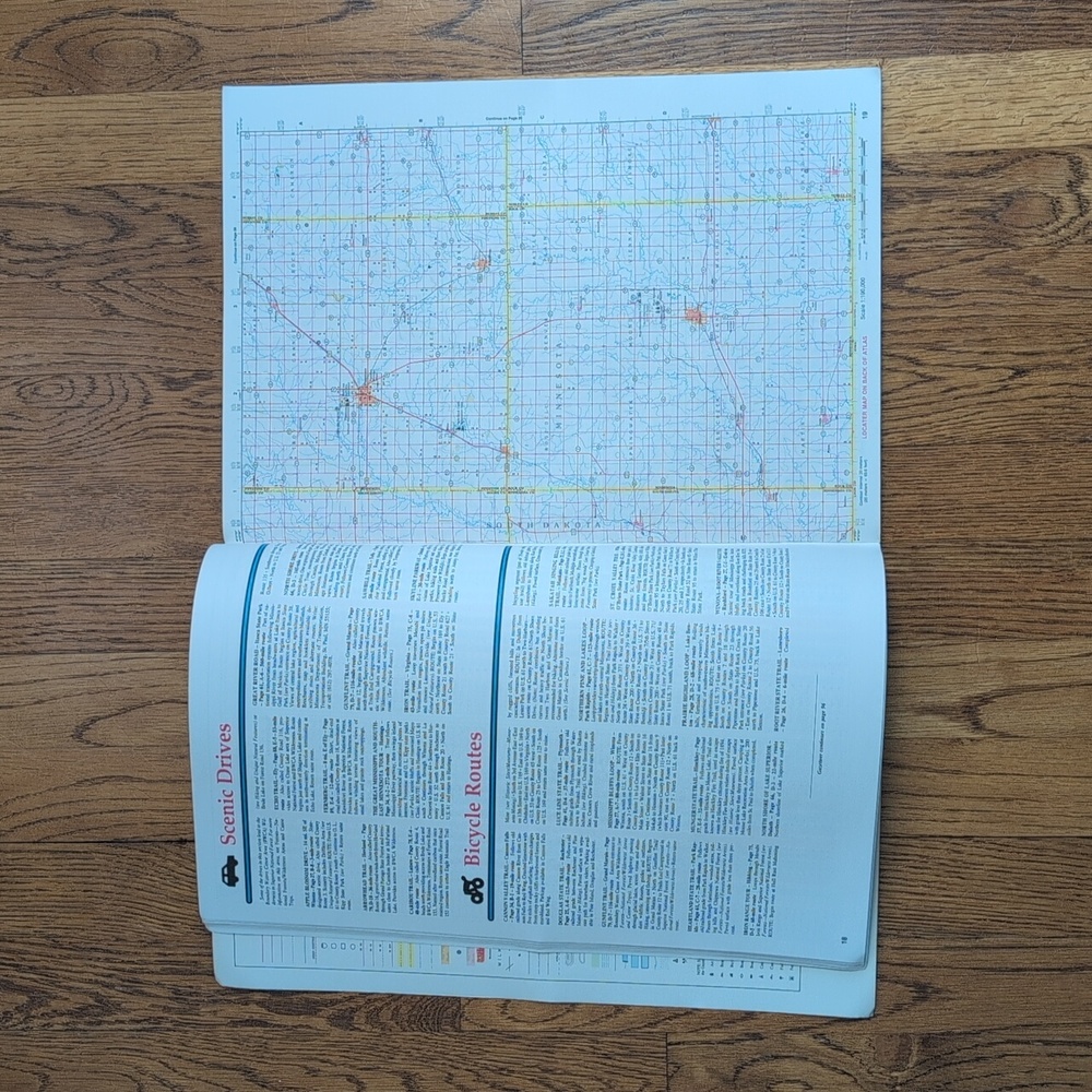 Minnesota Atlas & Gazetteer Topo Maps Of The Entire State DeLorme Map Book 1994 - Picture 9 of 16